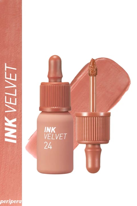 PERIPERA تینت مایع با رنگدانه بالا، ظاهر مخملی و ماندگاری تمام روز — 24 Milky Nude