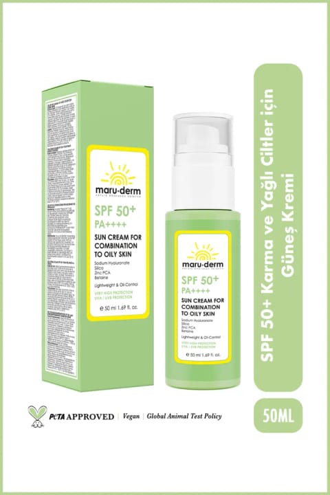Maru.Derm ضدآفتاب SPF 50+ PA++++ مناسب پوستهای مختلط و چرب | نسل جدید...