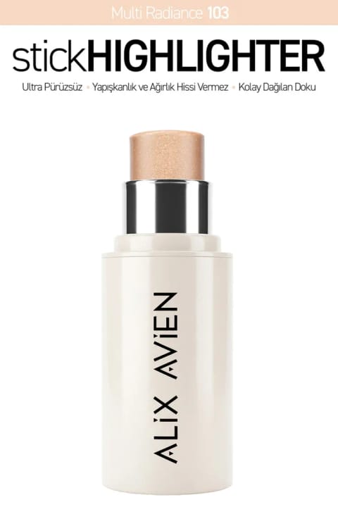 Alix Avien استیک هایلایتر کرم مرطوب‌کننده درخشان — 103 Multi Radiance