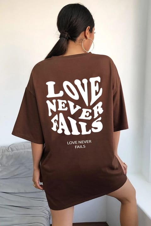 تی‌شرت چاپی Unisex Love Never Fails uyguntarz
