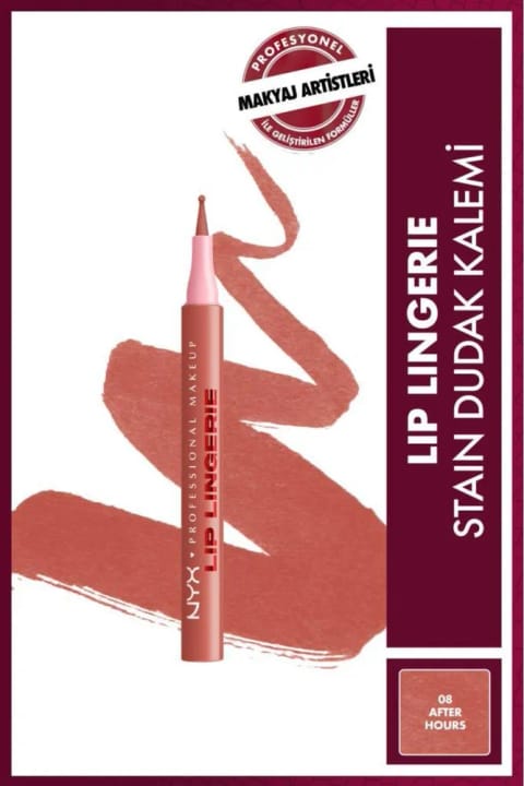 مداد لب NYX Professional Makeup Lip Lingerie Stain - 08 After Hours