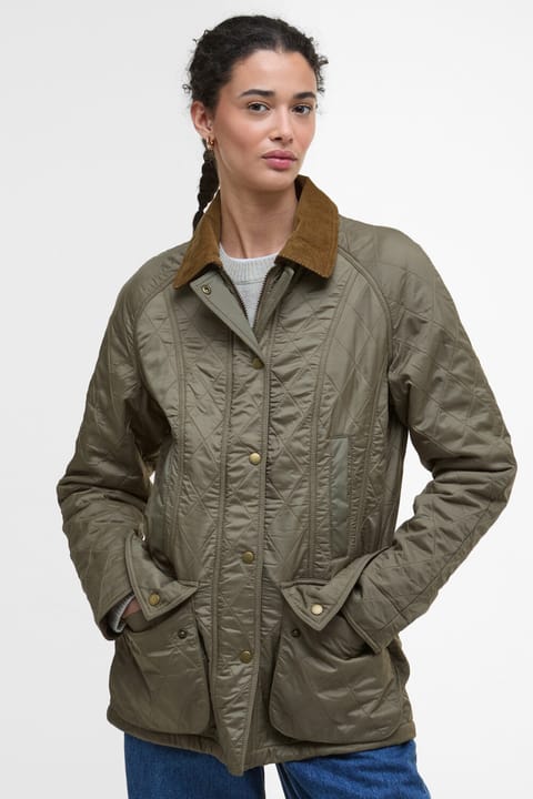 کاپشن کاپیتونه پولار Barbour Beadnell BR11 قهوهای نظامی