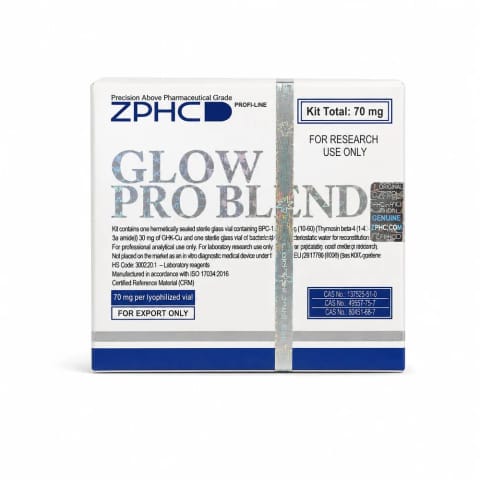 Zphc Glow Pro Mix 70mg BPC157 + TB500 + GHK-Cu