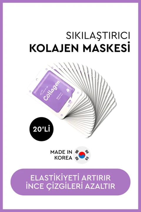 Mjcare On Collagen Mask - ماسک صورت حاوی Collagen (20 عددی)