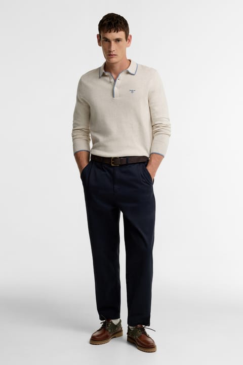 شلوار Barbour Yorklane Twill NY74 Dark Navy