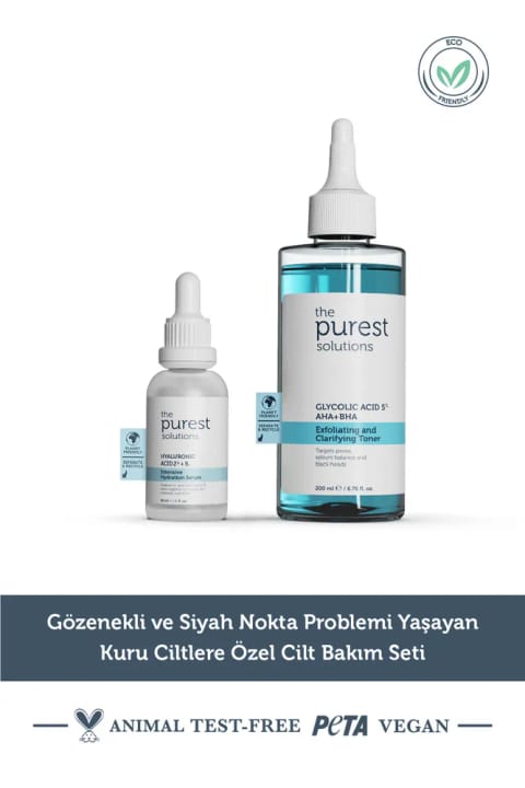 The Purest Solutions روغن برای پوست خشک با منافذ باز و جوش‌های سرسیاه