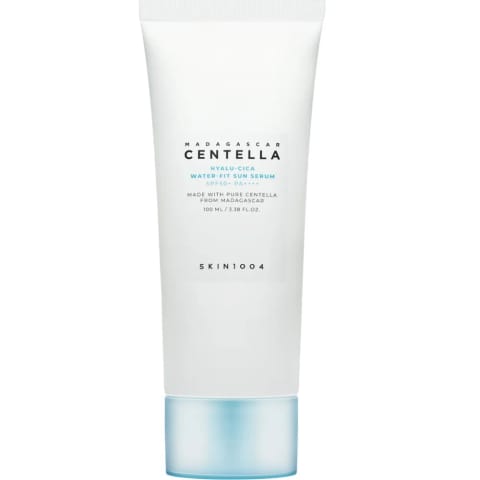 Skin1004 ماداگاسکار سنتلا Hyalu-Cica ضدآفتاب آبی SPF50+ PA++++ حجم 100 میلیلیتر