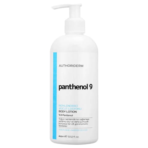 Authoriderm Pantenol %9 مرطوبکننده بدن 400 میلیلیتر