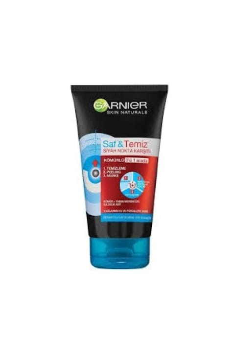 Garnier 3 در 1 ماسک زغال + کاغذی