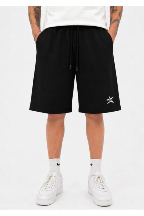zaee شورت Oversize پریمیوم با گلدوزی ستاره