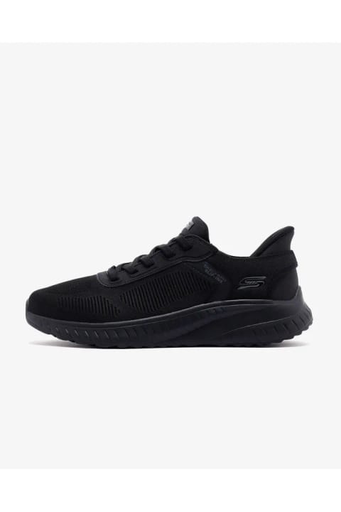 SKECHERS BOBS SQUAD CHAOS SOLID STEP کفش اسپرت مشکی مردانه 118312 BBK