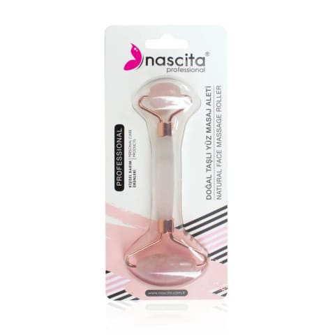 دستگاه ماساژ صورت سنگی طبیعی Nascita مدل برنز NASFACEROLLER03
