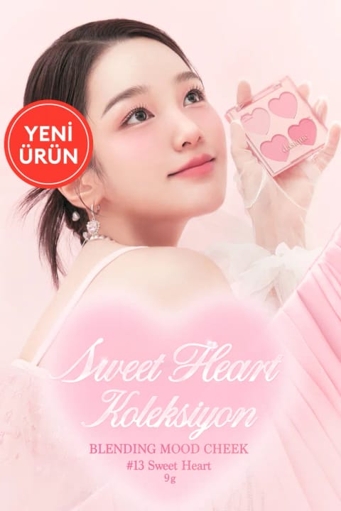 پالت رژگونه ۴ رنگ dasique با تنهای قابل ترکیب Blending Mood — 13 Sweet Heart