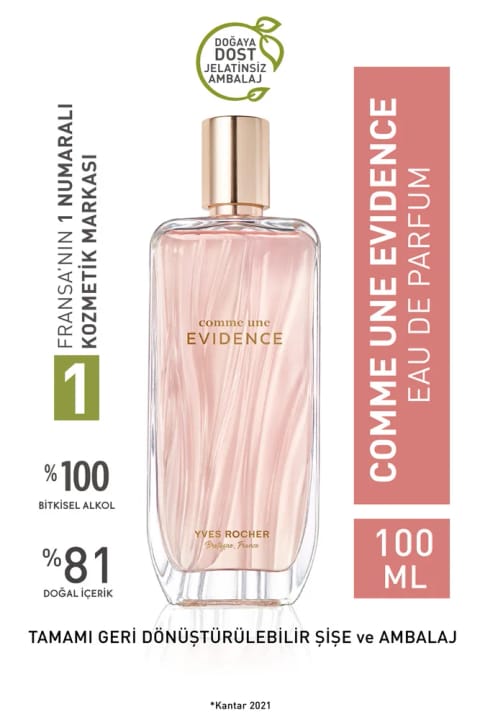 Yves Rocher عطر زنانه Comme une Evidence ادوپرفیوم 100 میل