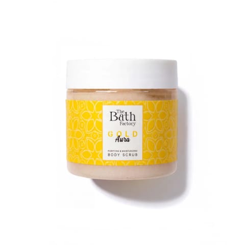 اسکراب بدن The Bath Factory Gold Aura 300 گرم