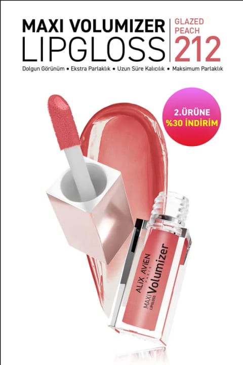 Alix Avien Maxivolumizer Lipgloss 212 - Glazed Peach