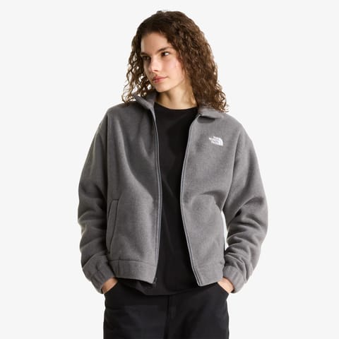 پولار یقه‌دار زنانه The North Face خاکستری