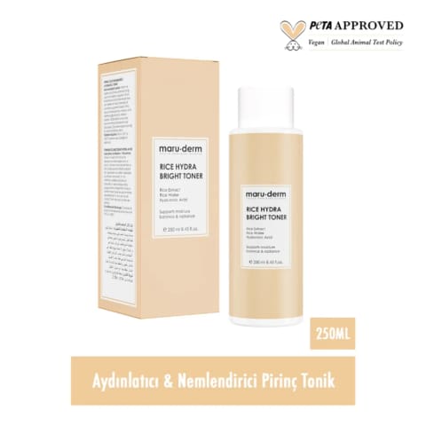 تونر روشنکننده عصاره برنج Maruderm 250ml