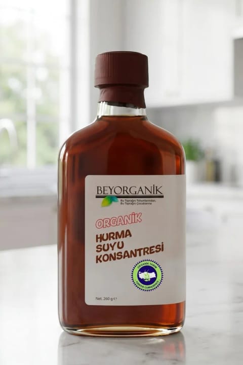 BEYORGANİK عصاره غلیظ خرما ارگانیک 260 گرم (دارای آنالیز آفت‌کش)