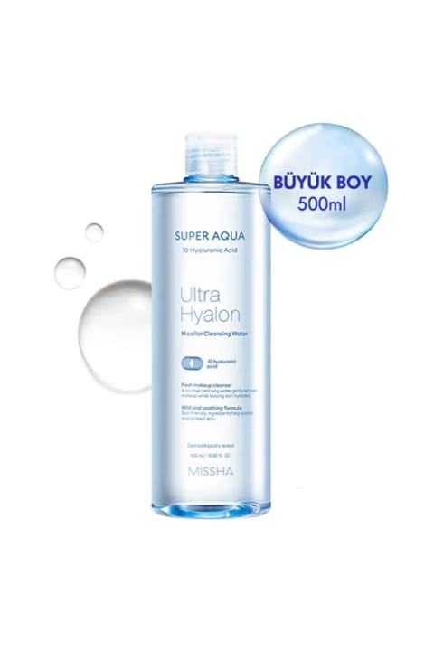 میسا ۱۰ نوع هیالورونیک اسید شوینده آرایش ۵۰۰ میلیلیتری Super Aqua