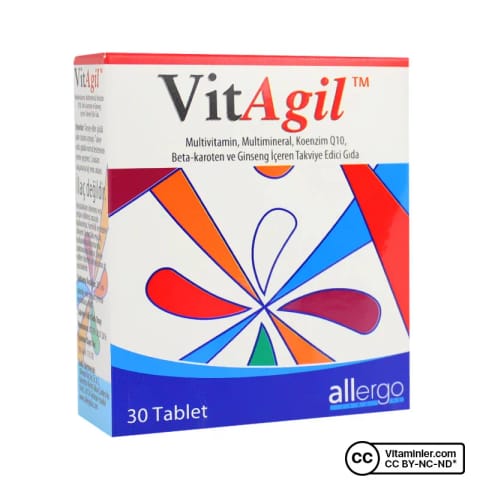 Allergo VitAgil مولتی‌ویتامین-مینرال ۳۰ قرص