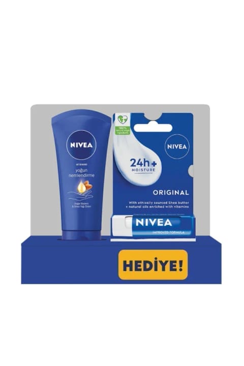 NIVEA Visage کرم دست 75 میلی‌لیتر مرطوب‌کننده عمیق + محافظ لب