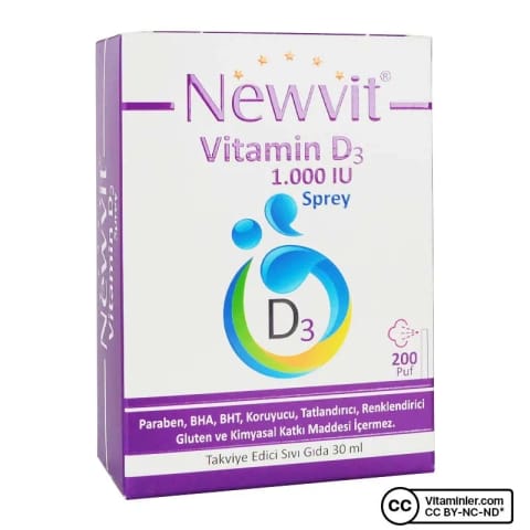 نیوویت ویتامین D3 1000 IU 30 میلی‌لیتر