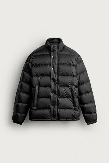 Zara ژاکت ضدآب با 80% پر و 20% کرک