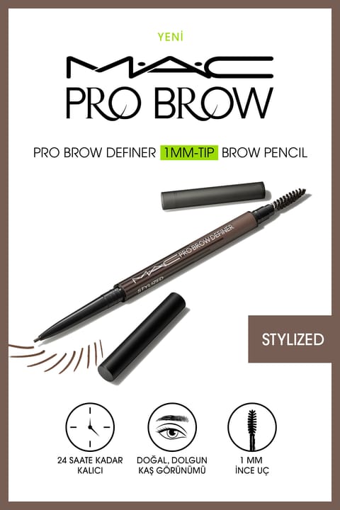 مداد ابرو M.A.C Pro Brow Definer نوک ۱ میلی‌متری - Stylized ۰.۳ گرم