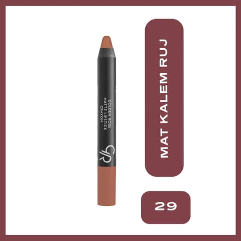 Golden Rose Matte Lipstick Crayon رژ شماره 29