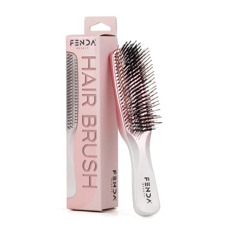 برس موی ارگونومیک ۴ ردیفه صورتی Fenda Profesyonel FNDFPRO00003PN