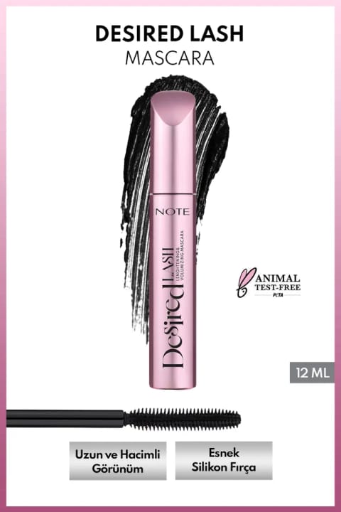 ریمل NOTE Desired Lash حجم‌دهنده و بلندکننده - مشکی