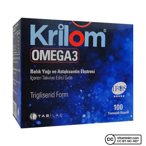 Krilom Omega 3 Astaksantin 100 کپسول