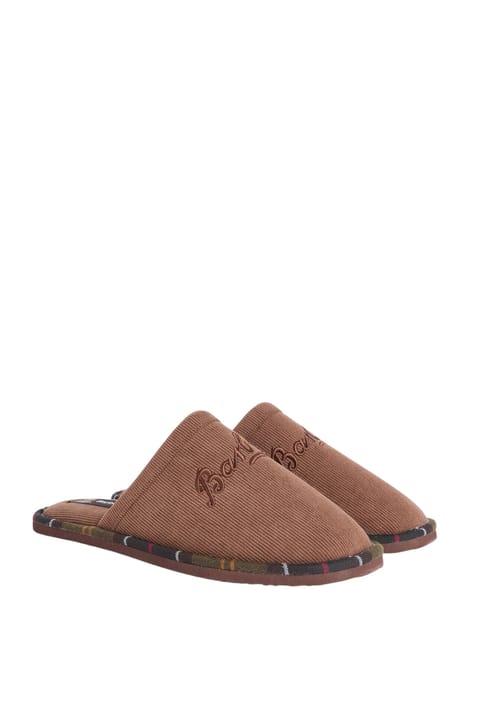 دمپایی روفرشی Barbour Everlee BR71 Dk Brown