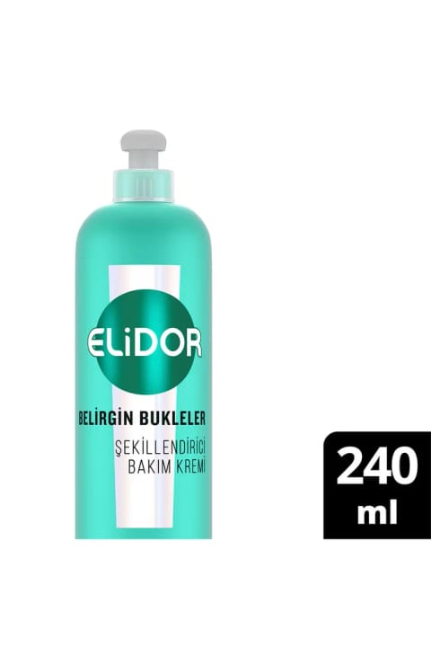 Elidor 7/24 کرم مراقبت و حالت‌دهنده مو مدل فرهای مشخص 240 میلی‌لیتر