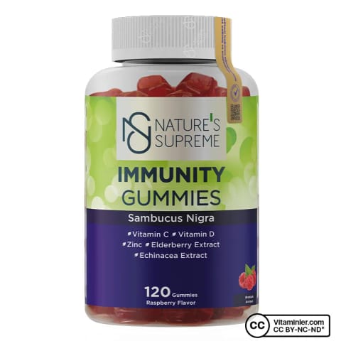 Nature's Supreme Immunity Gummies 120 عدد جویدنی