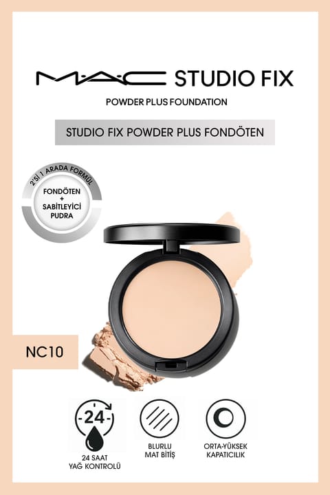 فونداسیون پودری M.A.C Studio Fix Powder Plus - NC10