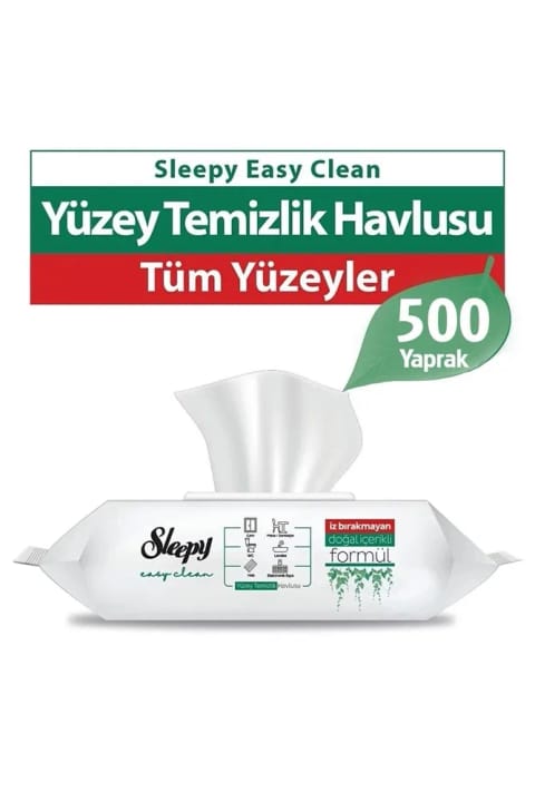 دستمال تمیزکننده سطوح Sleepy 500 عددی