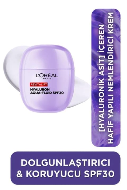 L'Oreal Paris Revitalift کرم مرطوبکننده صورت با هیالورونیک اسید و SPF30