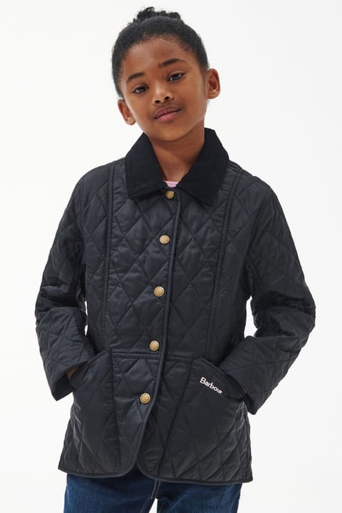 کاپشن کاپیتونه دخترانه Barbour Summer Liddesdale BK71 Black Gardenia