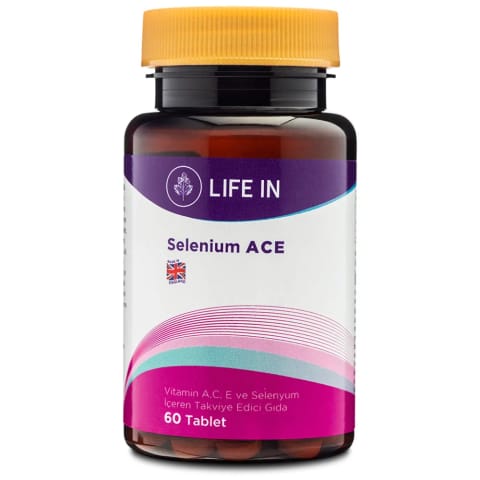 Life In Selenium ویتامین A، C، E مکمل غذایی 60 قرص