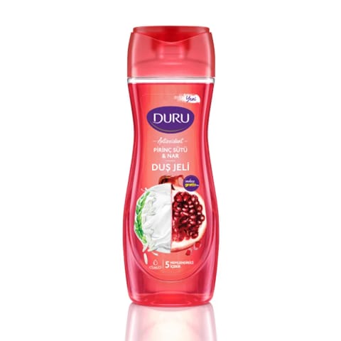 Duru دوش ژل شیر برنج و انار ۴۵۰ میلیلیتر