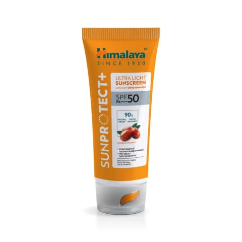 هیمالیا کرم ضدآفتاب Sun Protect+ اولترا لایت SPF50 PA++++ ۵۰ گرم
