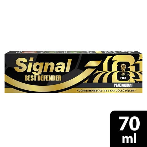 Signal Best Defender نسخه ویژه پلاک شیلد خمیردندان ۷۰ میلی‌لیتر