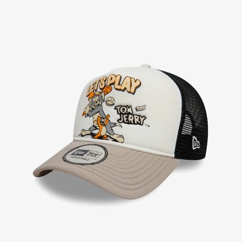 کلاه New Era 9Forty Tom and Jerry A-Frame Trucker یونیسکس سفید