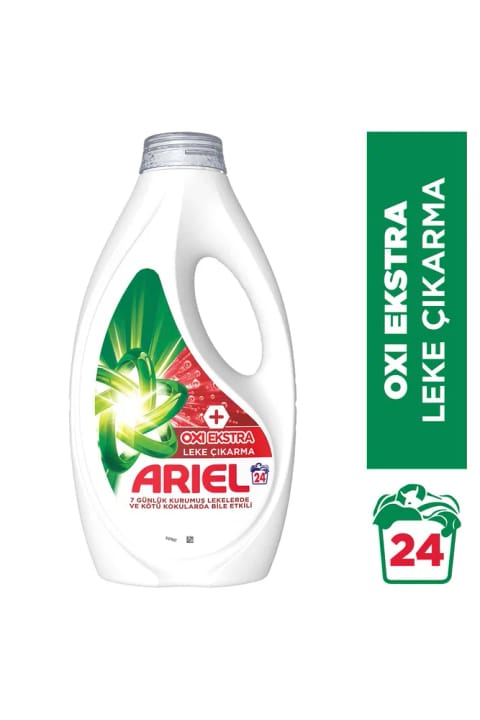 Ariel Oxi Extra مایع لباسشویی لکه‌بر ۲۴ شستشو