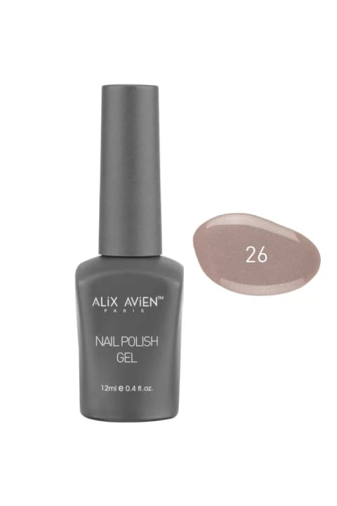 لاک ژل نود براق دائمی Alix Avien UV - 12 میلی‌لیتر