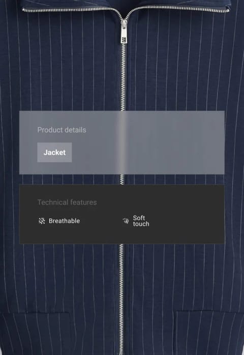 Pinstripe کت باکس Oysho