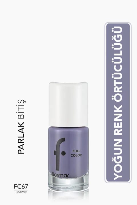 Flormar Full Color Nail Enamel لاک ناخن پر رنگ و براق - Fc67 Horizon