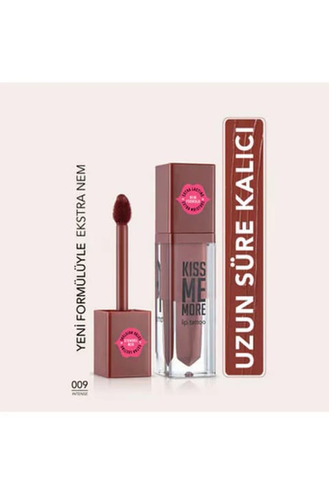 Flormar Kiss Me More رژ لب مایع مات مرطوبکننده و ماندگار - شرابی پررنگ شماره 009